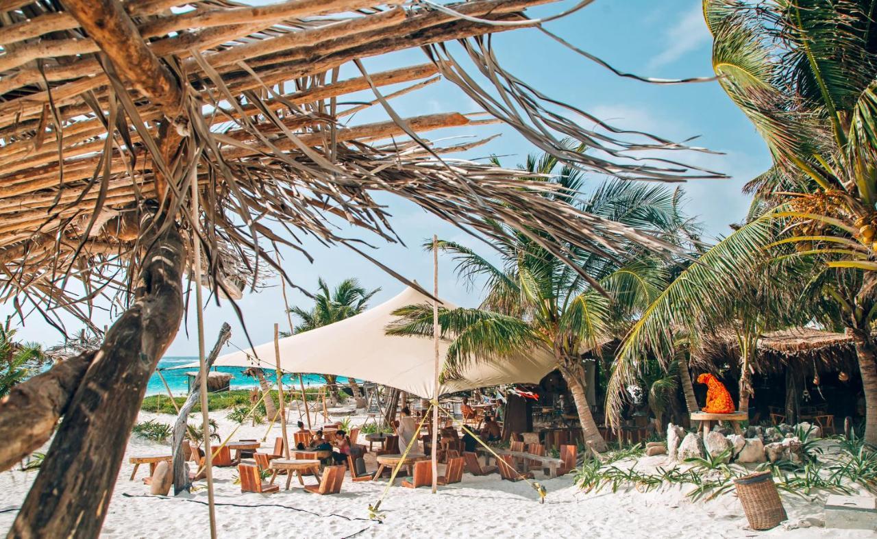 Ikal Tulum Hotel Eksteriør billede Beach bar in Tulum