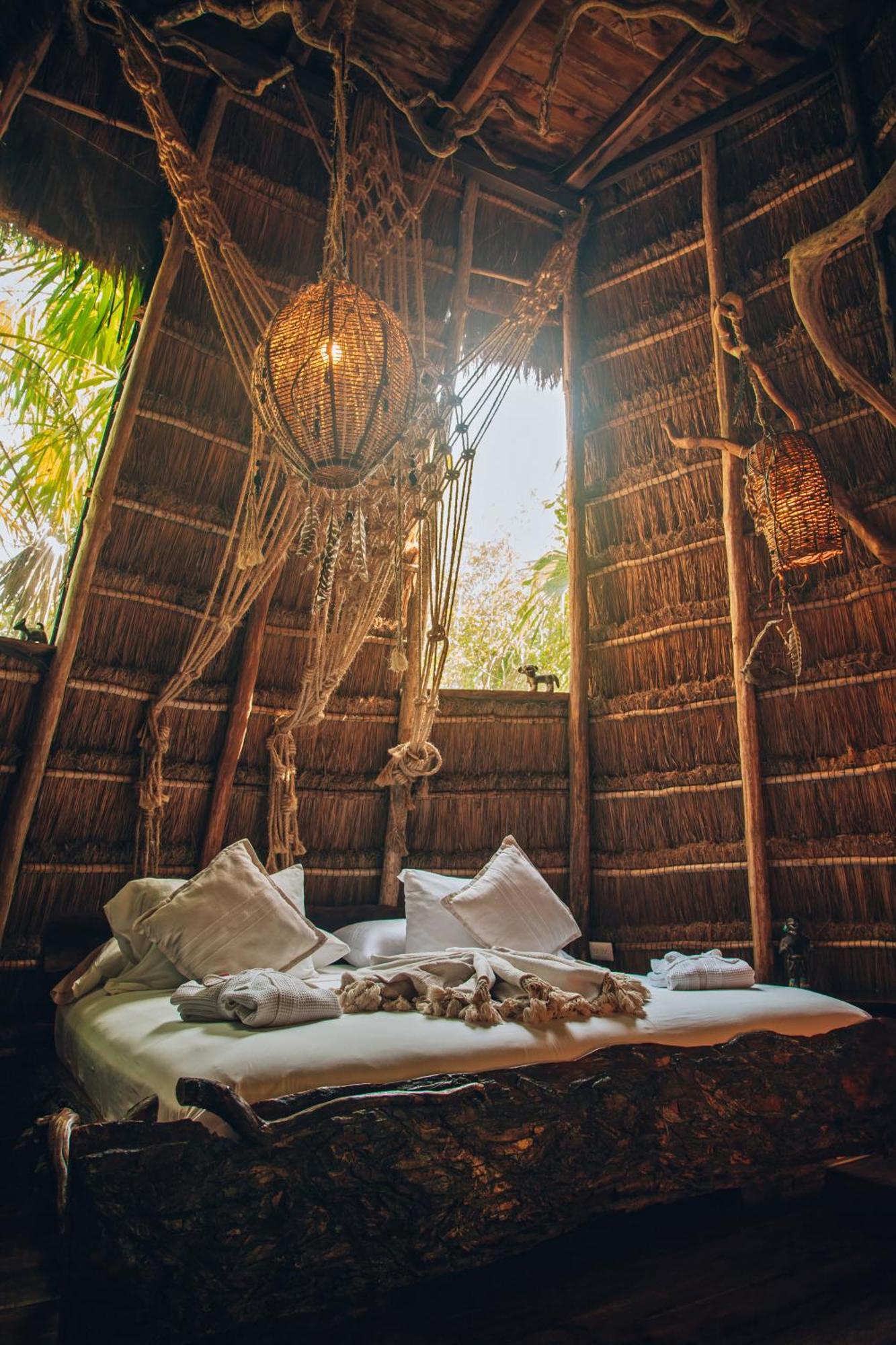 Ikal Tulum Hotel Eksteriør billede The interior of a spa at the resort